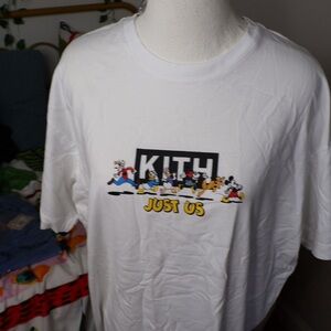 Kith White 'Just Us' Graphic Tee